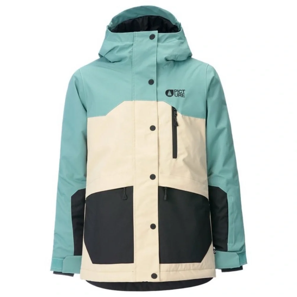 Picture Weeky Ski Jacket Girls 14 Snowboarding Hooded Winter Waterproof DWR Ski